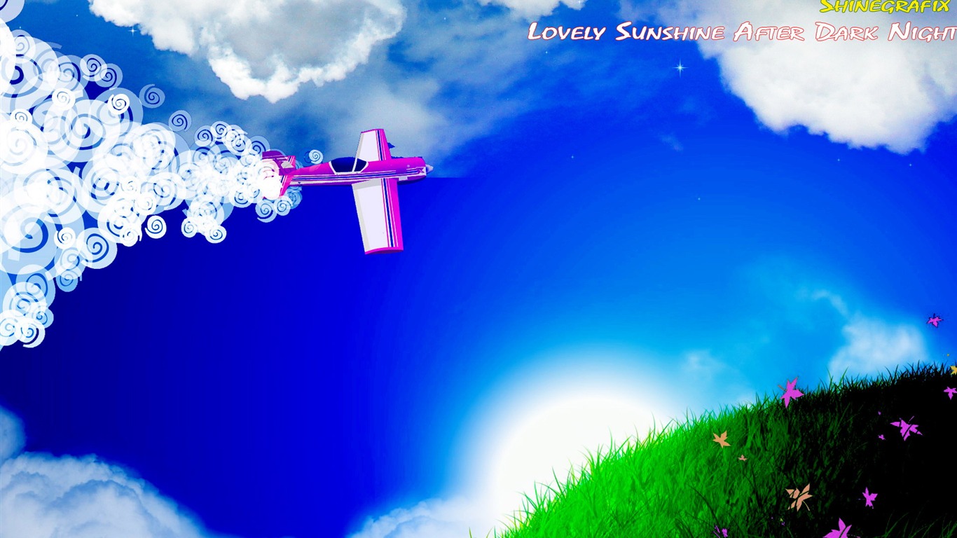 Individualita design wallpaper #6 - 1366x768
