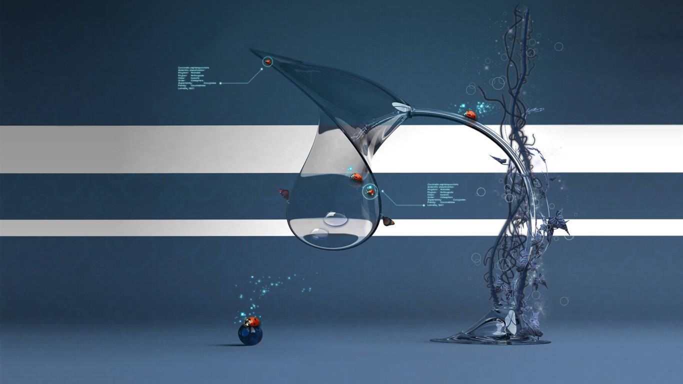 Individualita design wallpaper #12 - 1366x768