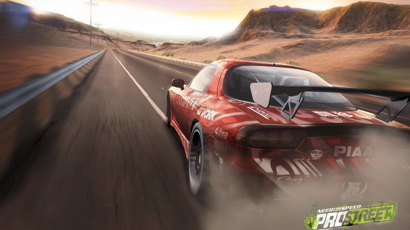 極品飛車NFS11寬屏壁紙 #6 - 1366x768