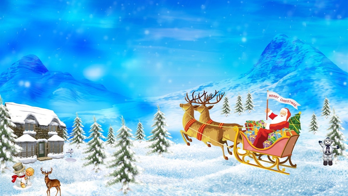 Christmas HD Wallpapers #6 - 1366x768