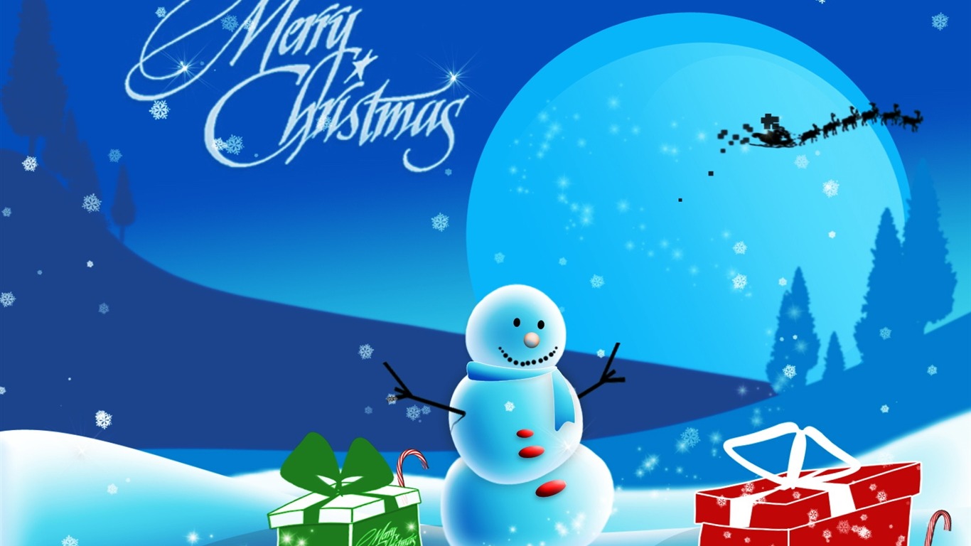 Christmas HD Wallpapers #16 - 1366x768