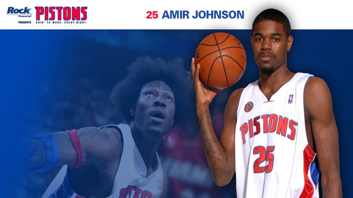 Detroit Pistons Offizielle Wallpaper #17 - 1366x768