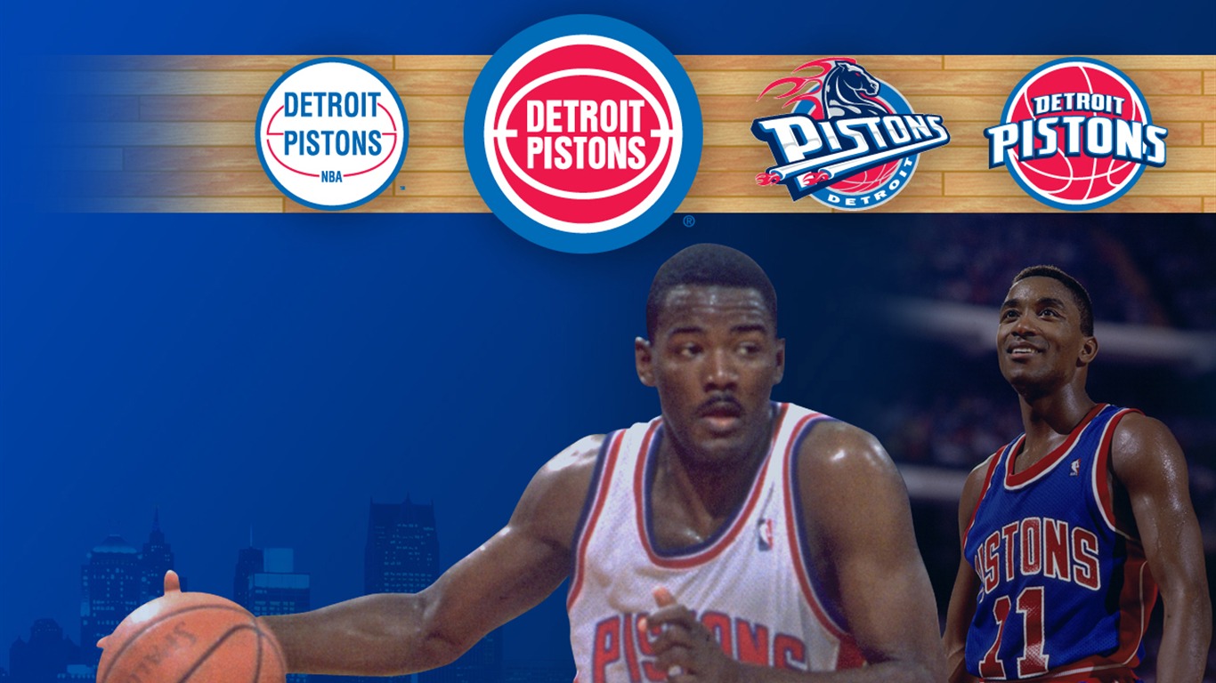 Detroit Pistons Offizielle Wallpaper #33 - 1366x768