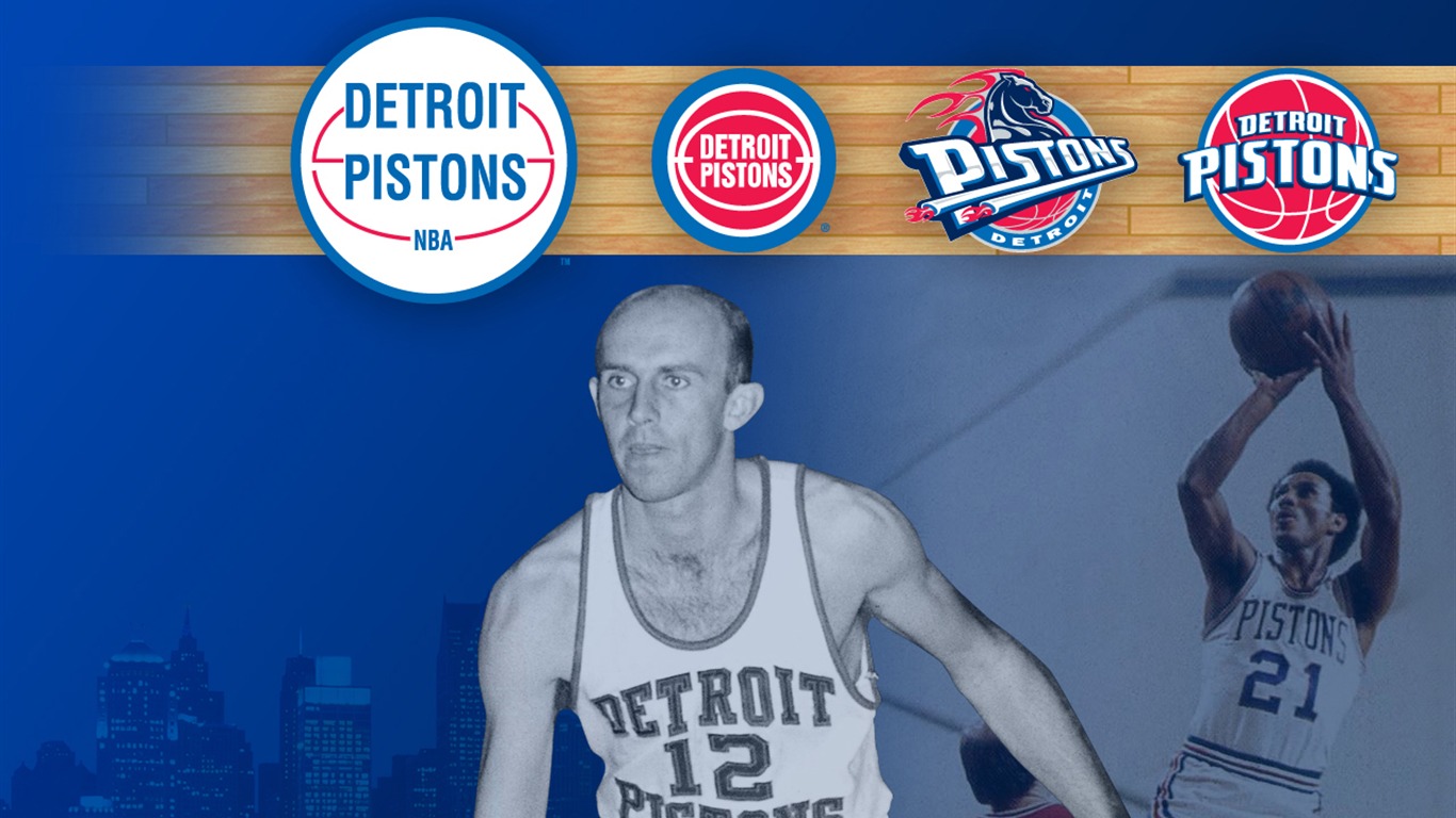 Detroit Pistons Wallpaper Oficial #36 - 1366x768