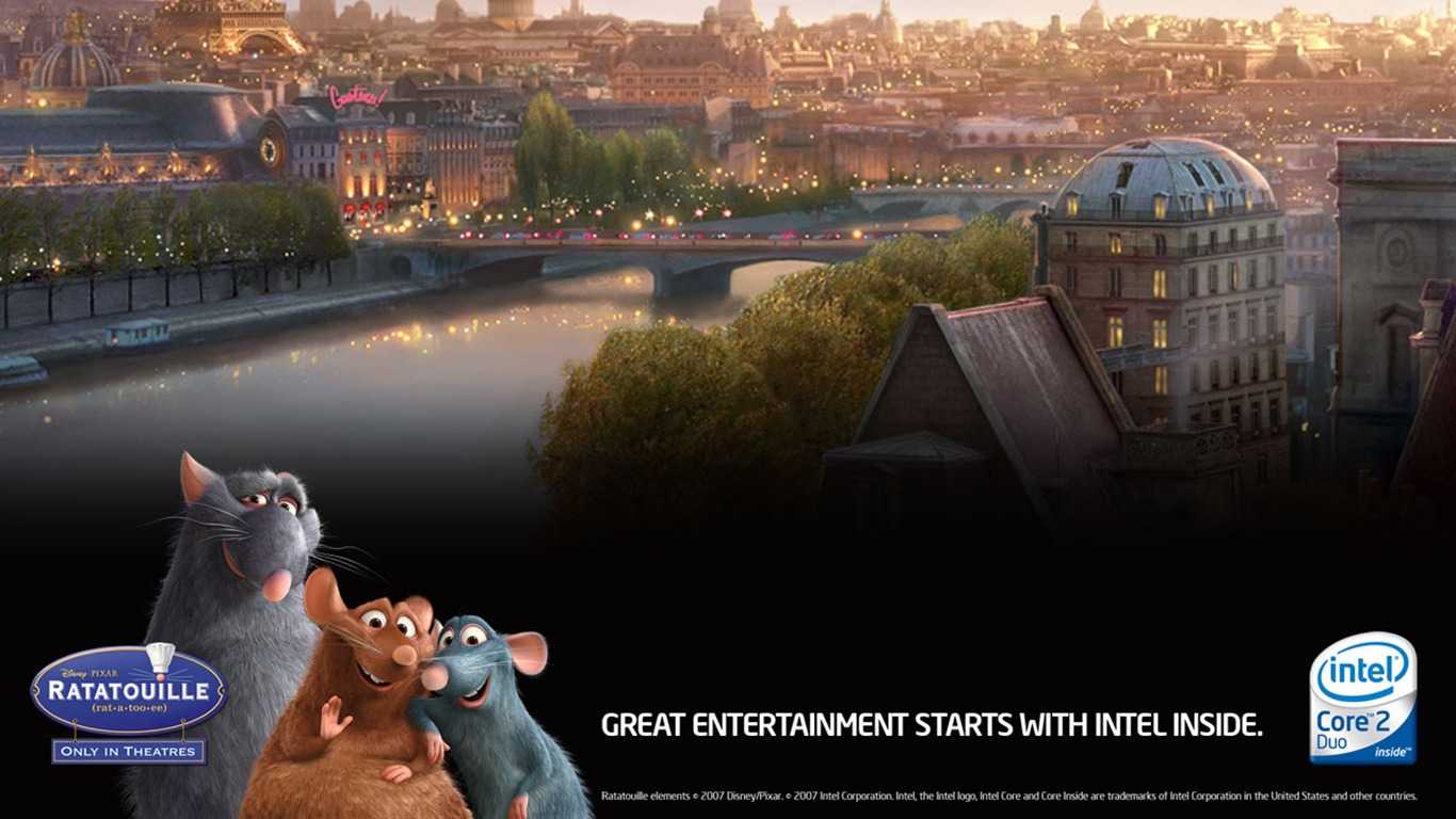 Ratatouille wallpaper alba #7 - 1366x768