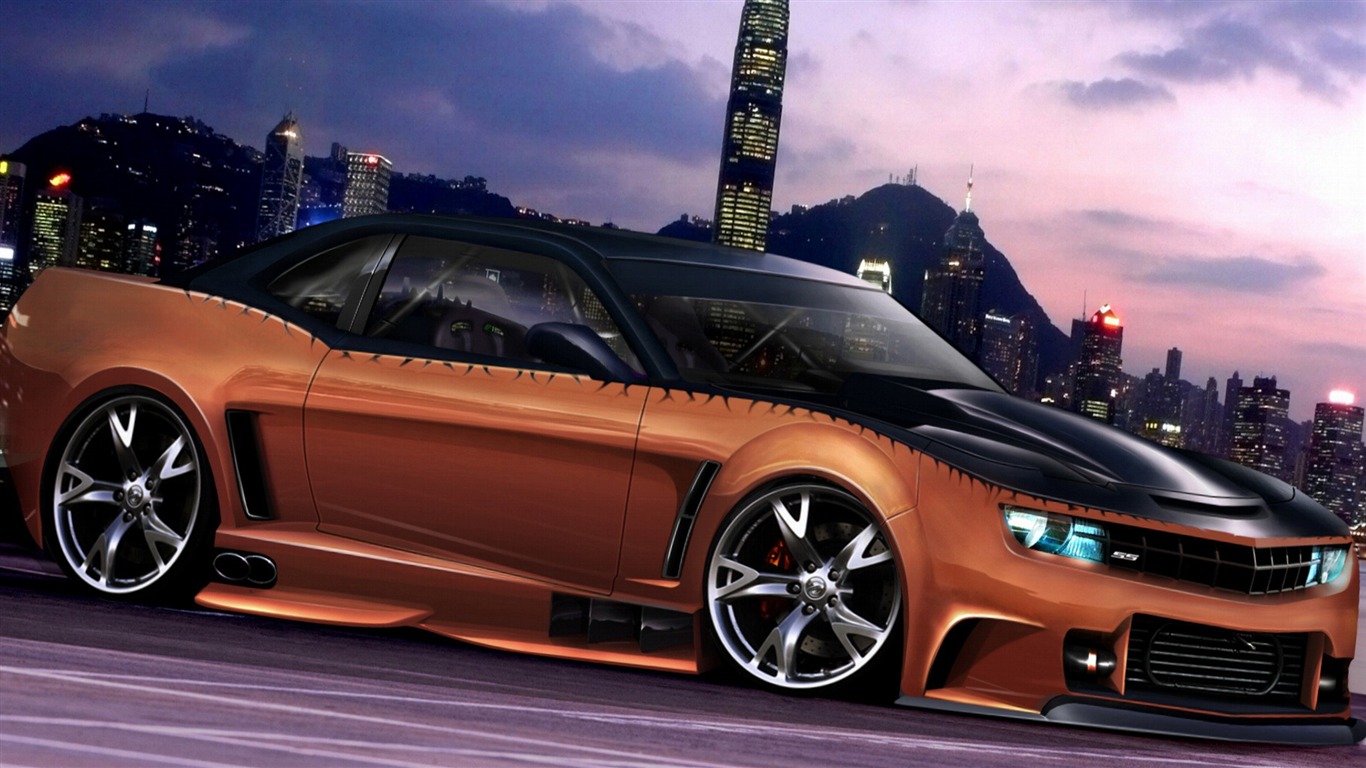 三菱超酷跑車寬屏壁紙 #8 - 1366x768