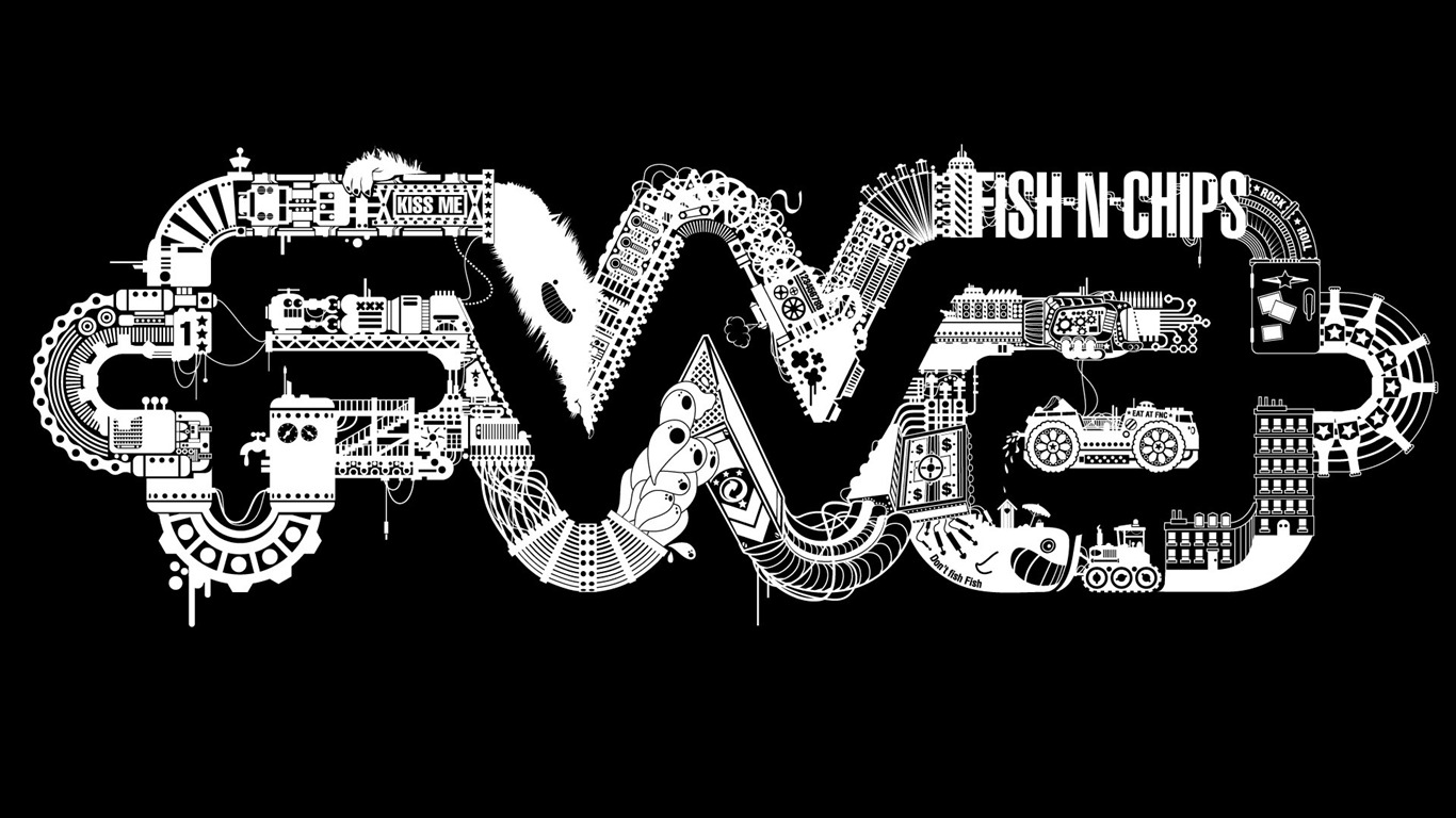 FWA黑色專輯壁紙 #26 - 1366x768