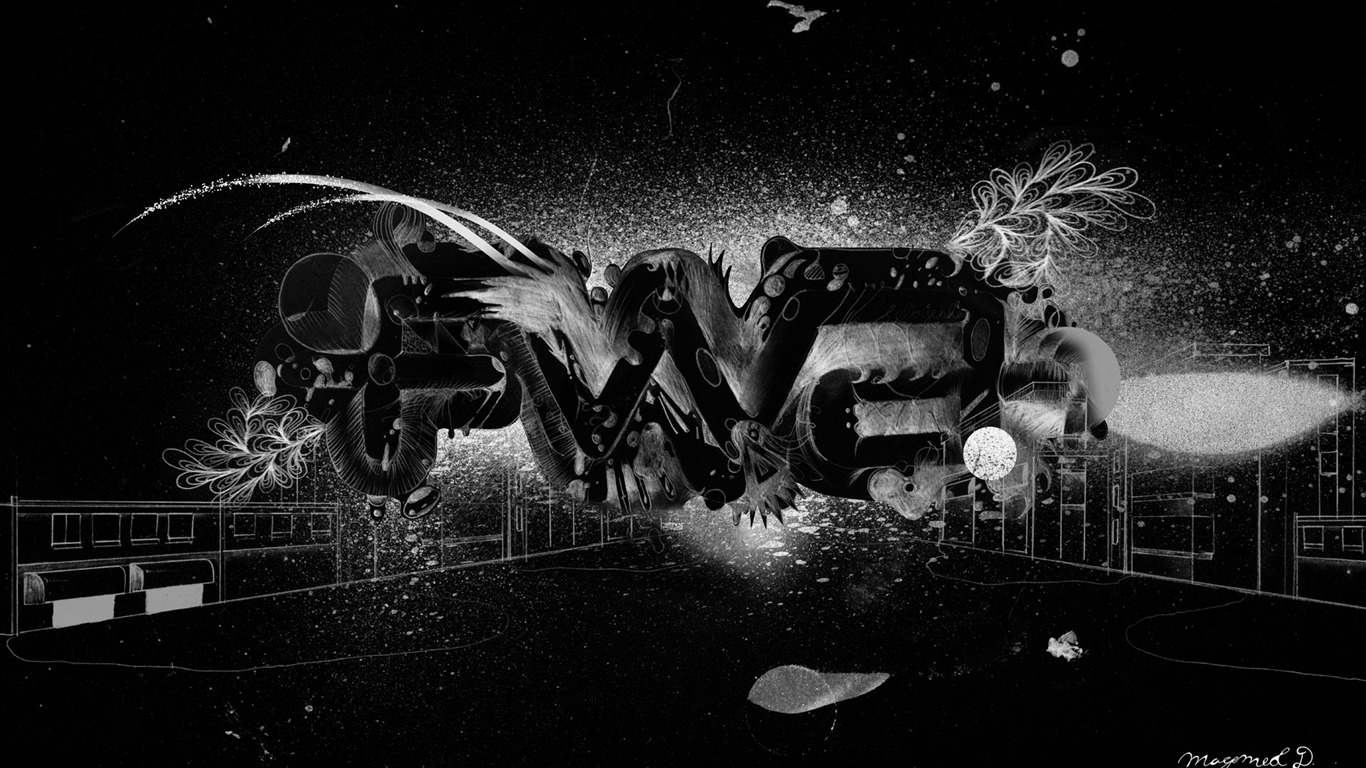 FWA黑色專輯壁紙 #34 - 1366x768