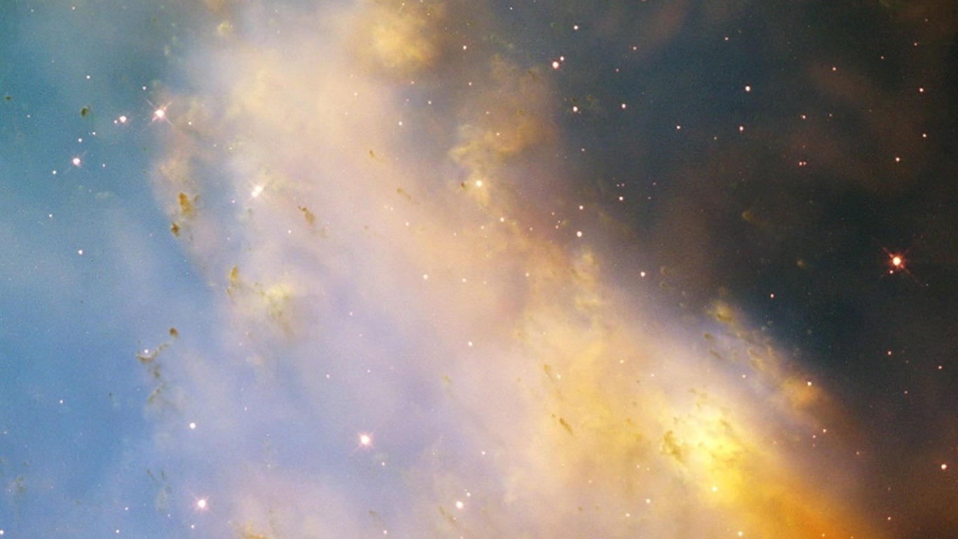 NASA의 벽지의 별, 은하 #12 - 1366x768