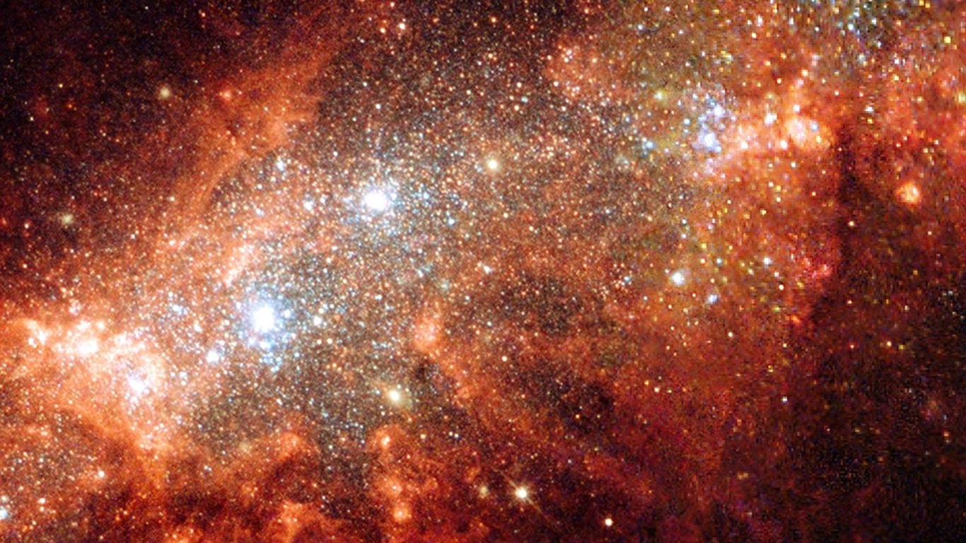 Fond d'écran étoiles et les galaxies de la NASA #20 - 1366x768