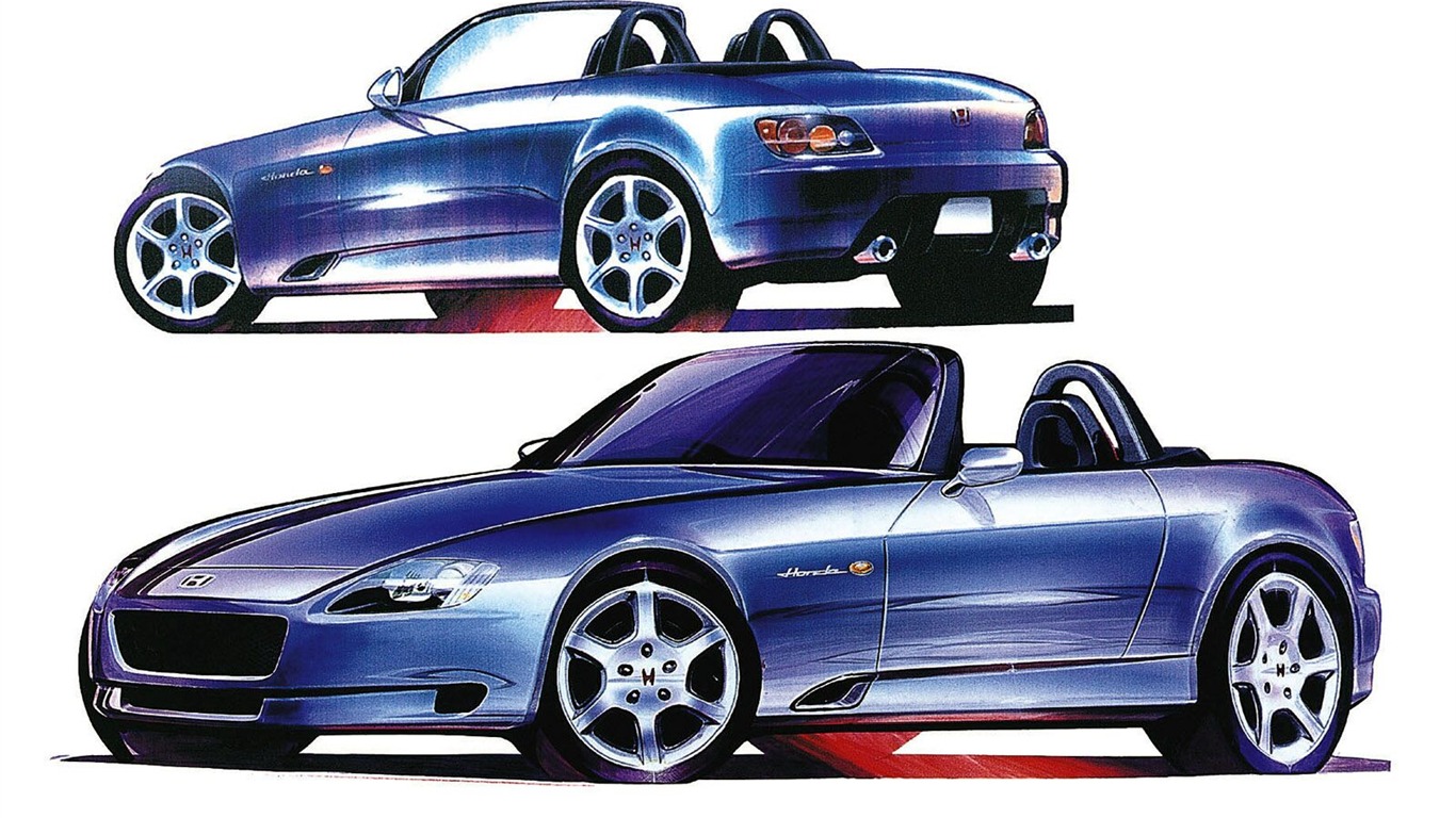 Honda S2000 voitures fonds d'écran #11 - 1366x768