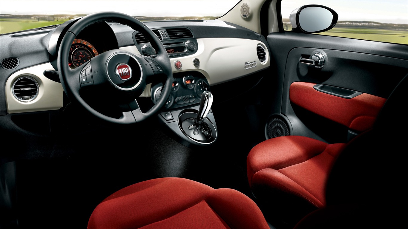 Fiat 500 tapet #3 - 1366x768