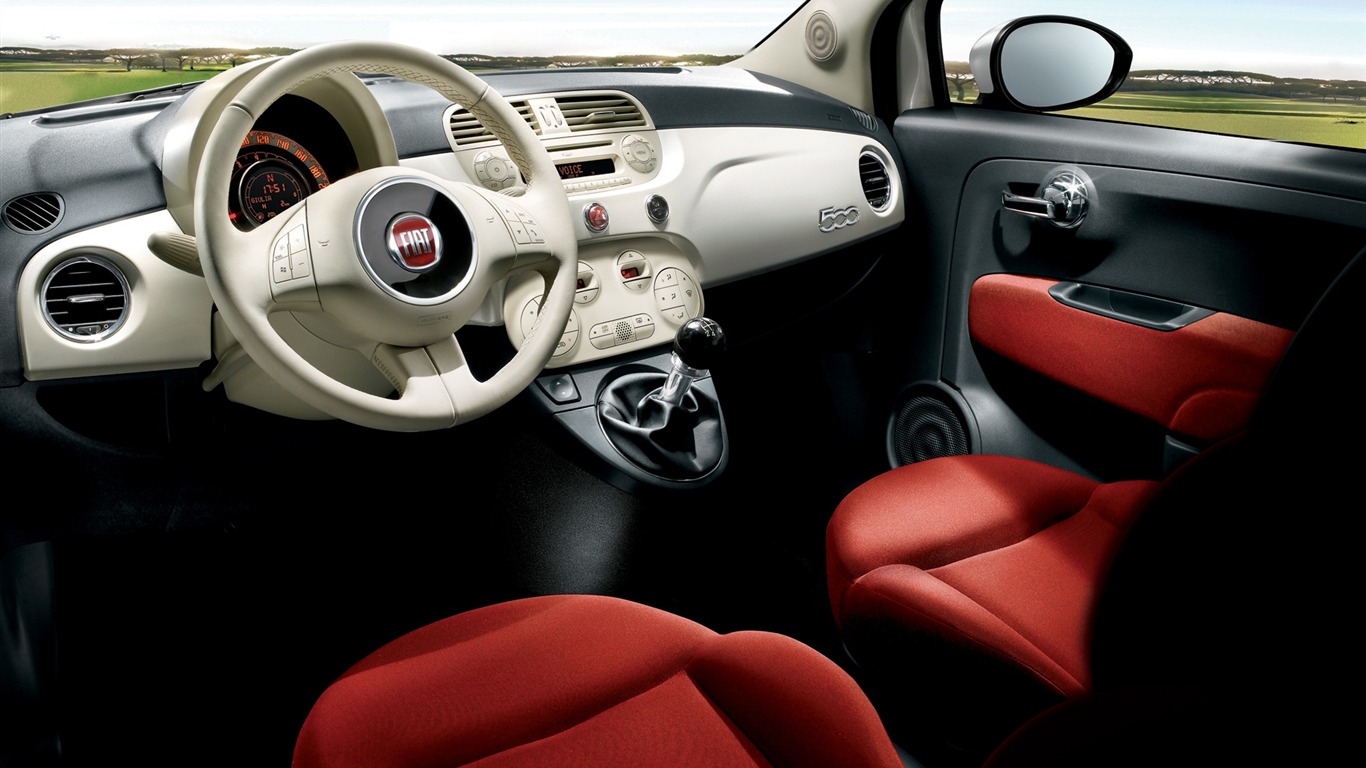 菲亚特 Fiat 500 壁纸4 - 1366x768