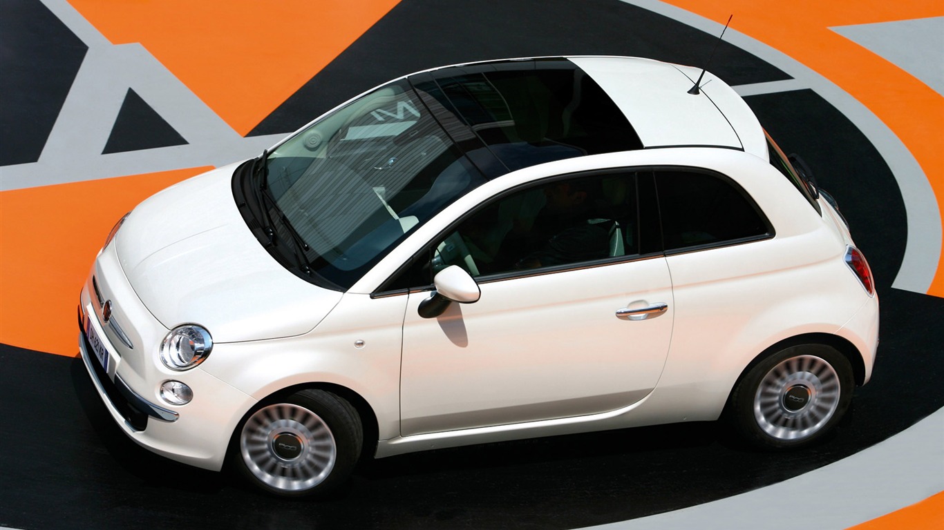 Fiat 500 tapet #5 - 1366x768