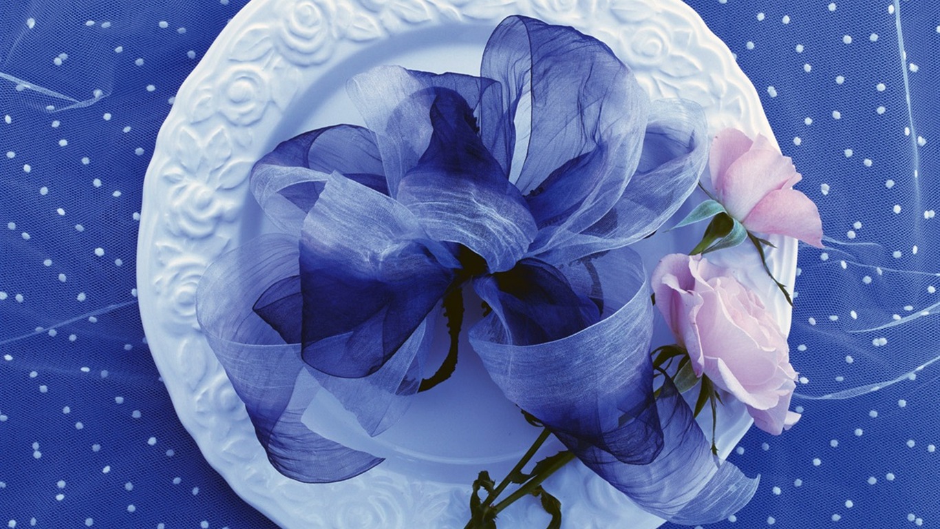 花藝大餐寬屏壁紙 #3 - 1366x768