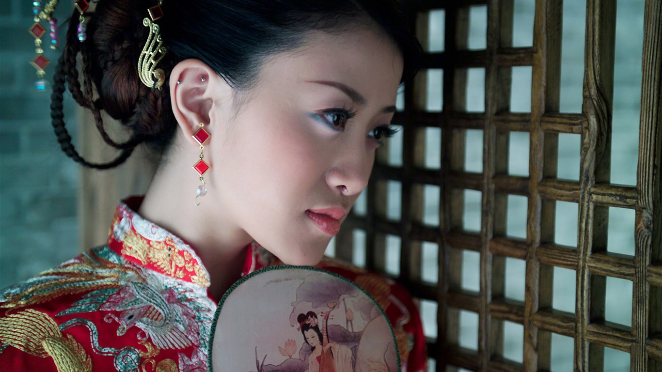 美女婚紗攝影壁紙 #27 - 1366x768