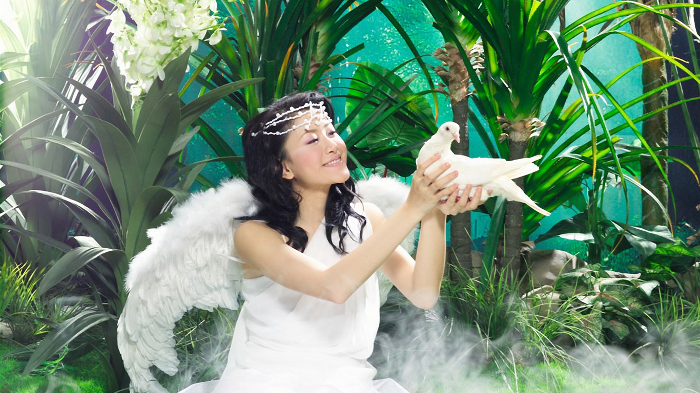 Beautiful wedding photography wallpaper #29 - 1366x768