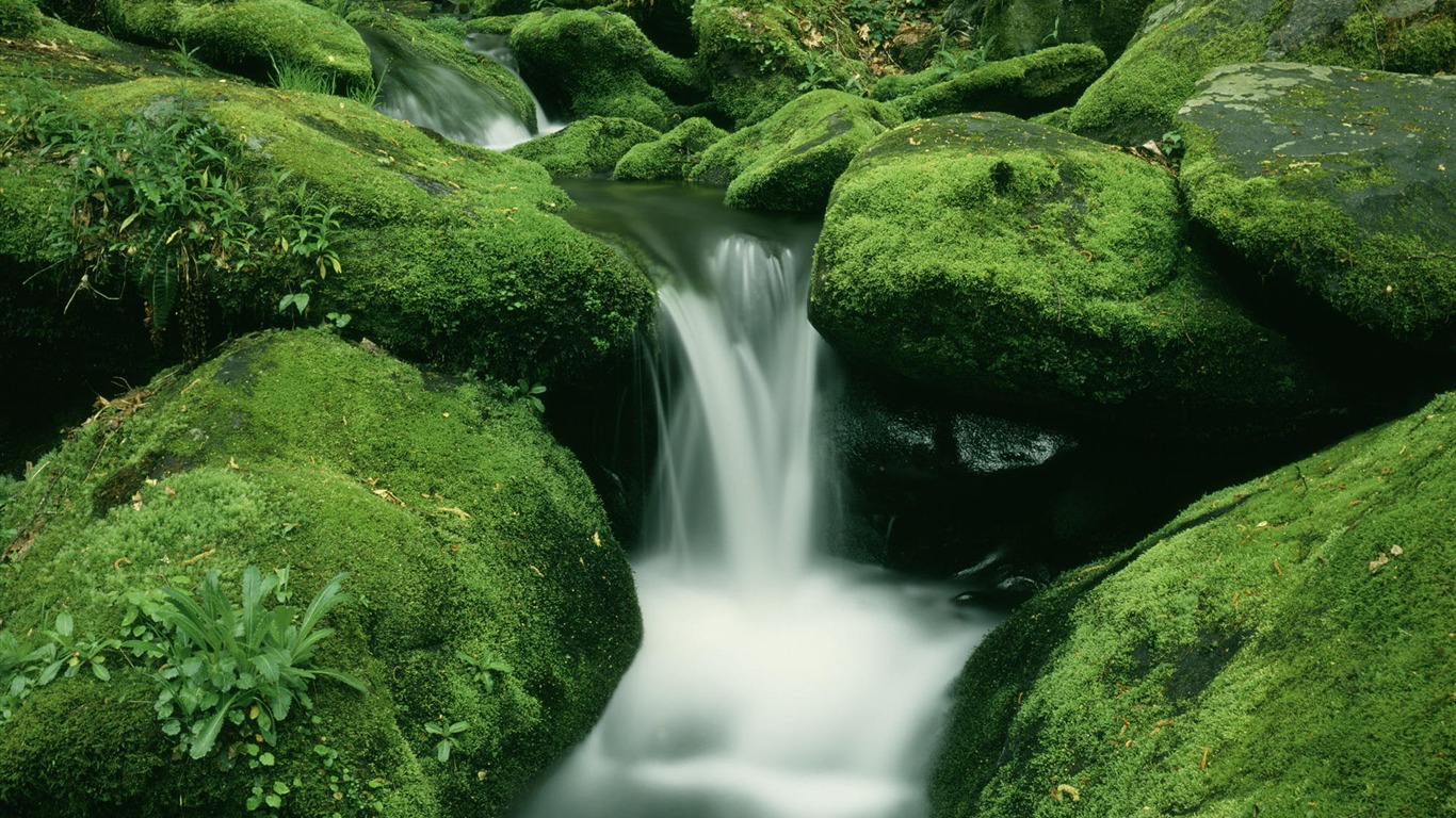 Corrientes de agua HD Wallpapers #39 - 1366x768