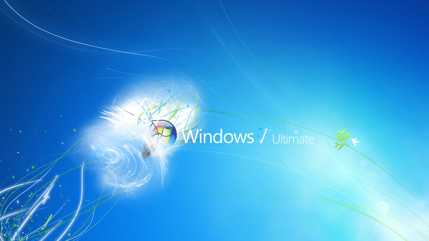 Windows7 téma tapetu (2) #11 - 1366x768