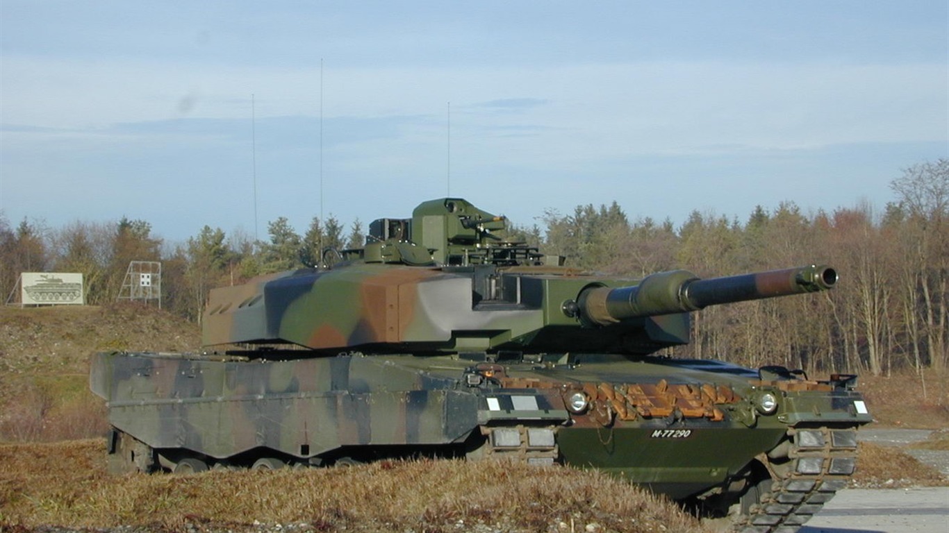Leopard 2A6 Leopard 2A5 tanque #7 - 1366x768