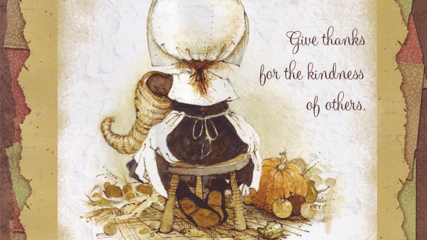 Holly Hobbie 可愛小女孩手繪壁紙 #10 - 1366x768