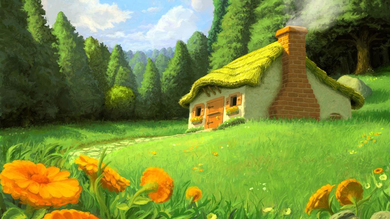 遊戲場景精美壁紙 #6 - 1366x768