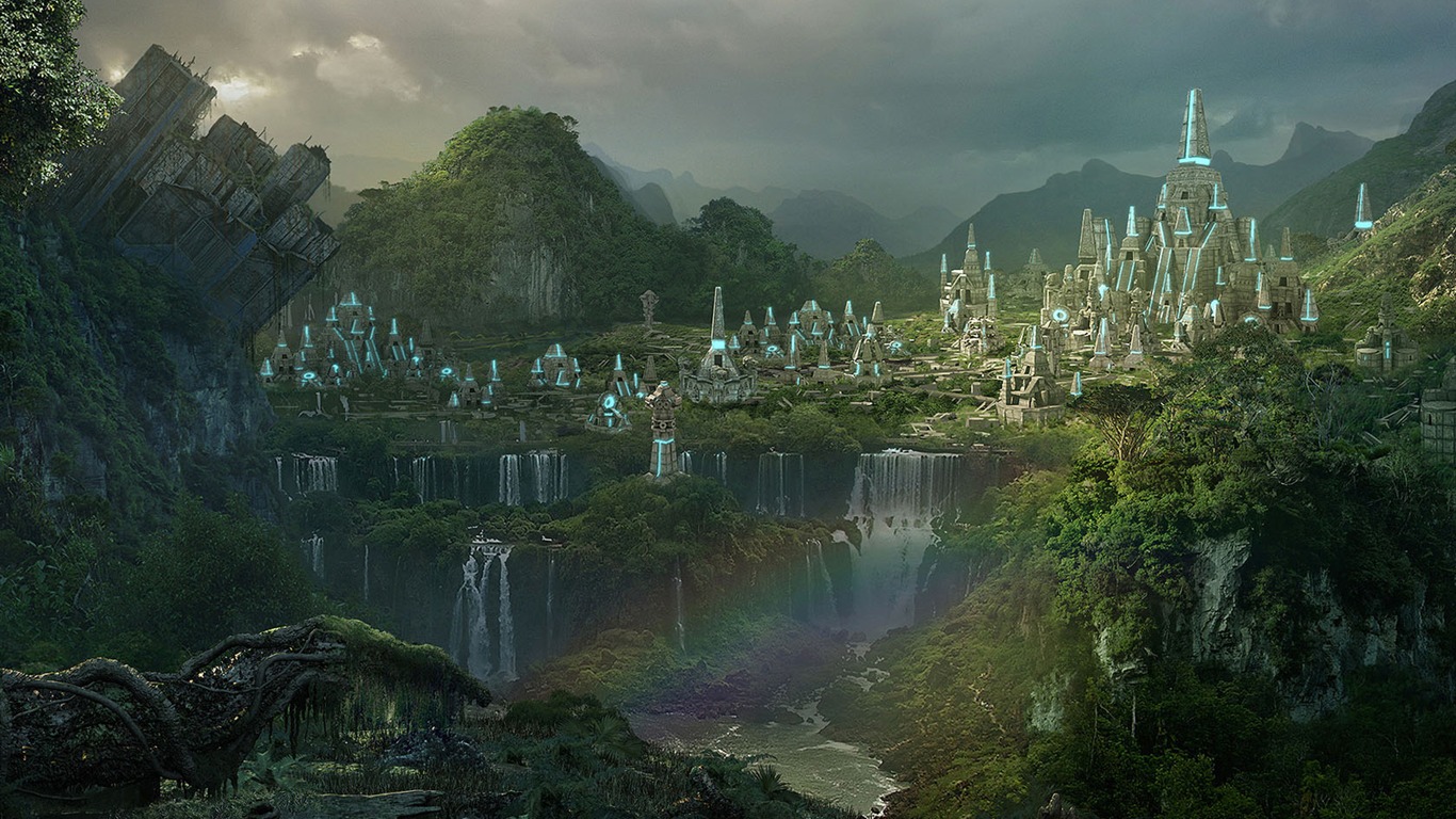 遊戲場景精美壁紙 #10 - 1366x768