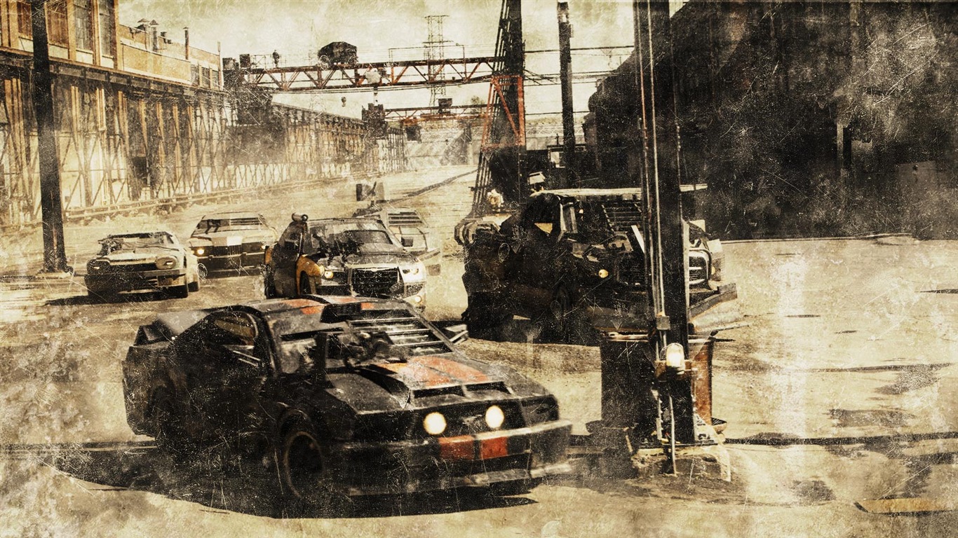 Fonds d'écran du film Death Race #1 - 1366x768