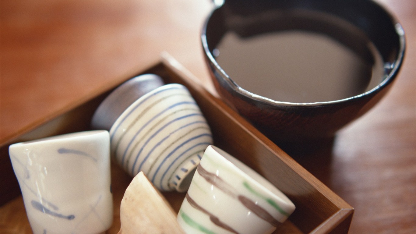 Fondo de pantalla de fotos Ceremonia del té japonesa #4 - 1366x768