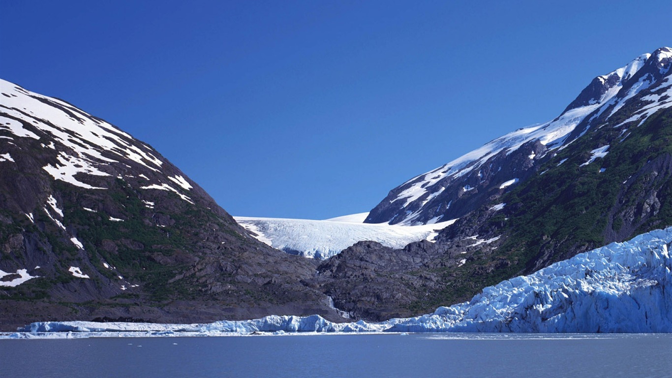 fondos de escritorio de alta definición de invierno la nieve fresca escena #22 - 1366x768