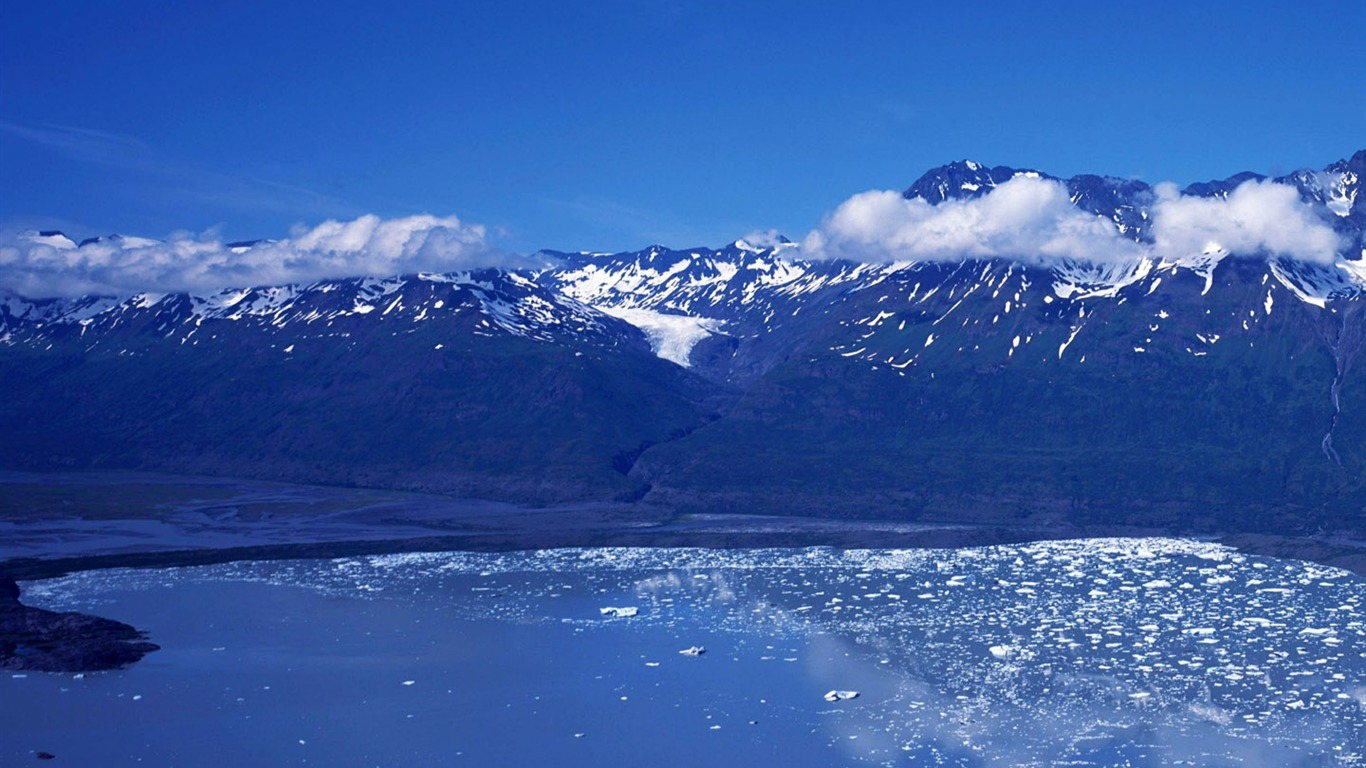 fondos de escritorio de alta definición de invierno la nieve fresca escena #36 - 1366x768