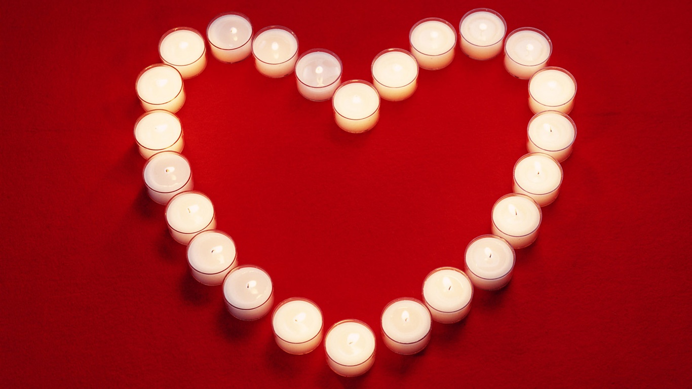 Love heart wallpaper album (1) #9 - 1366x768