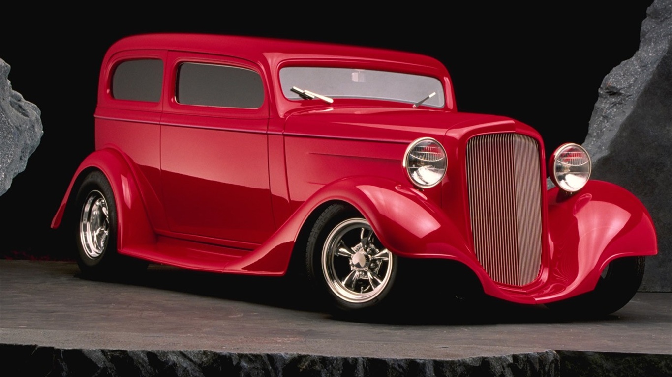 老式汽車車模壁紙 #2 - 1366x768