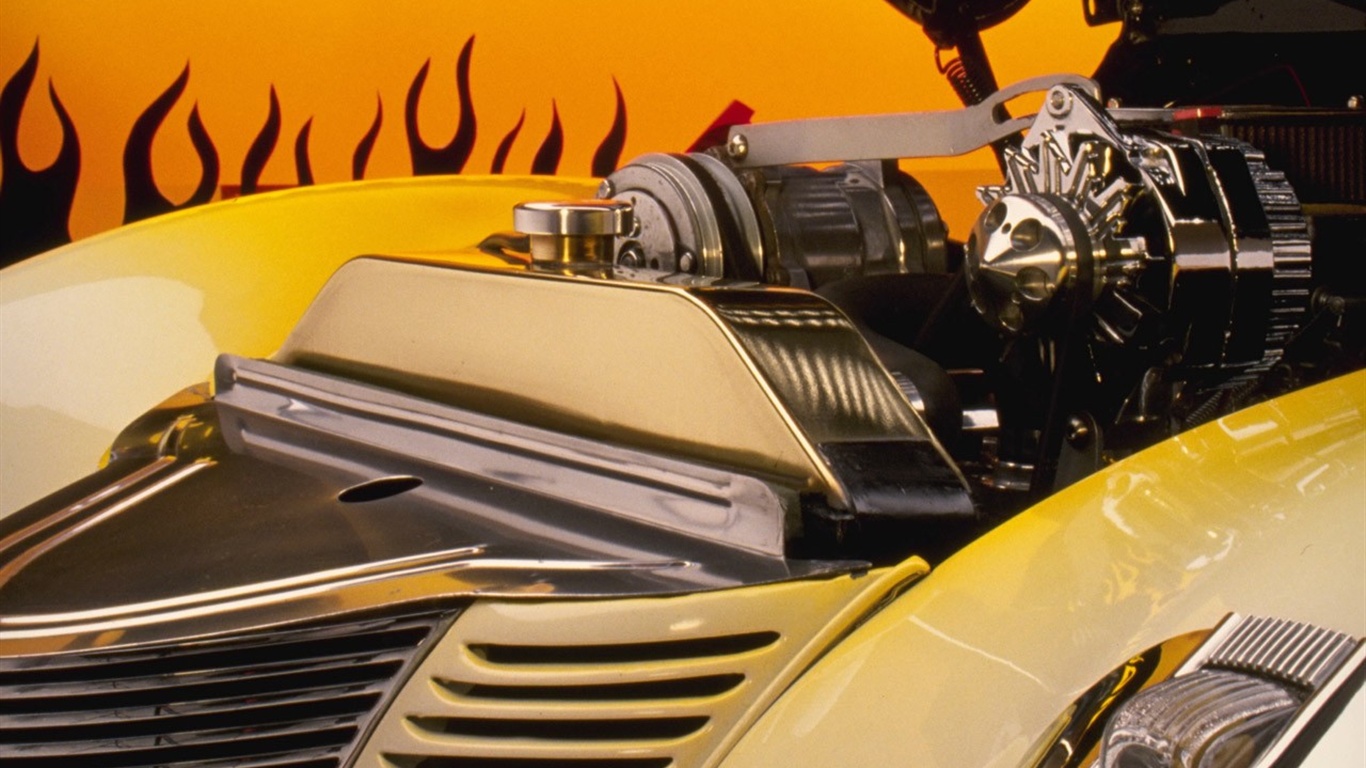 老式汽車車模壁紙 #3 - 1366x768