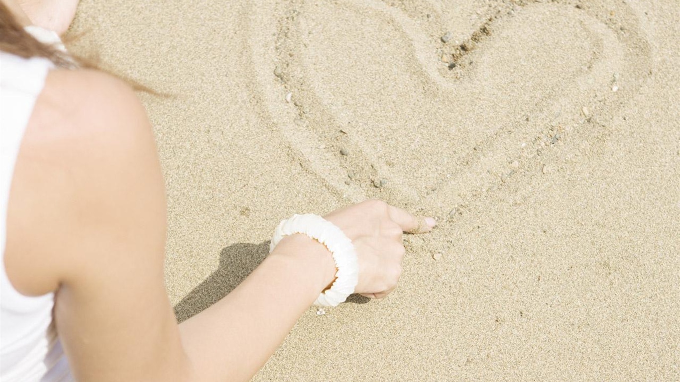 letní Beach Krása wallpaper #11 - 1366x768