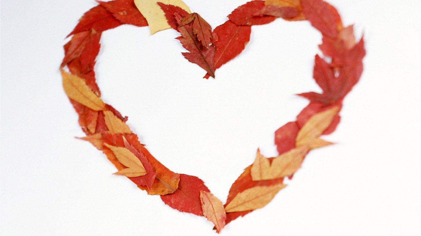 Love heart wallpaper album (2) #9 - 1366x768