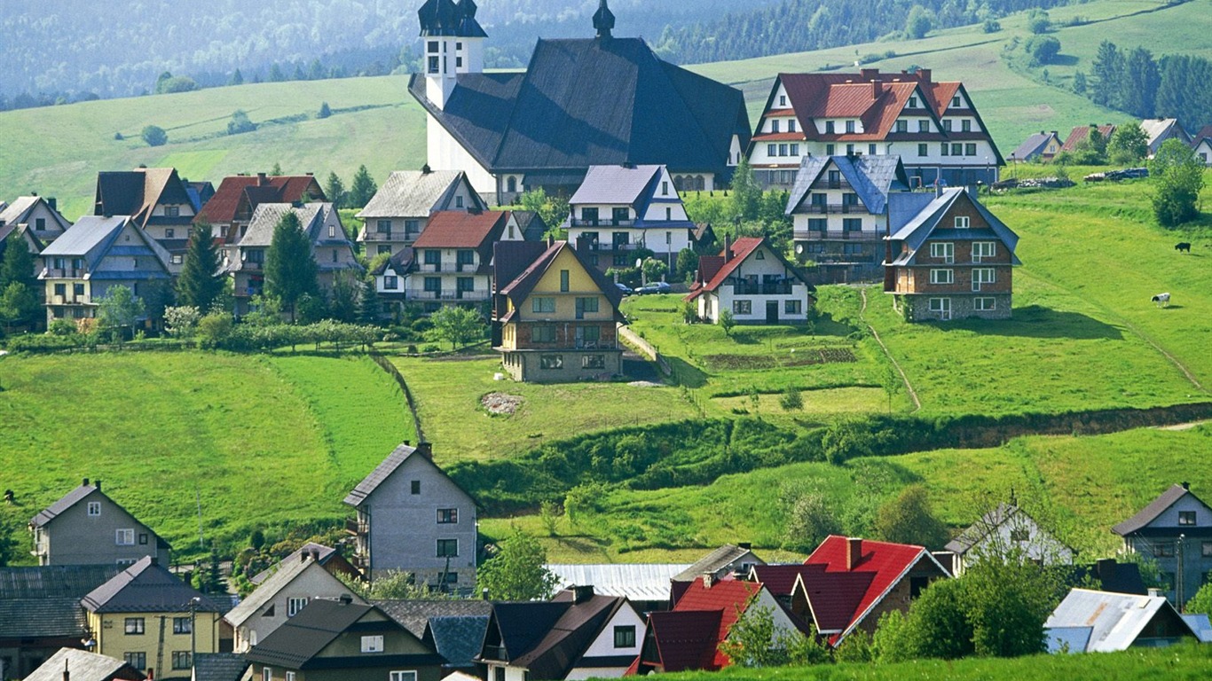 Fond d'écran paysage européen belle #26 - 1366x768