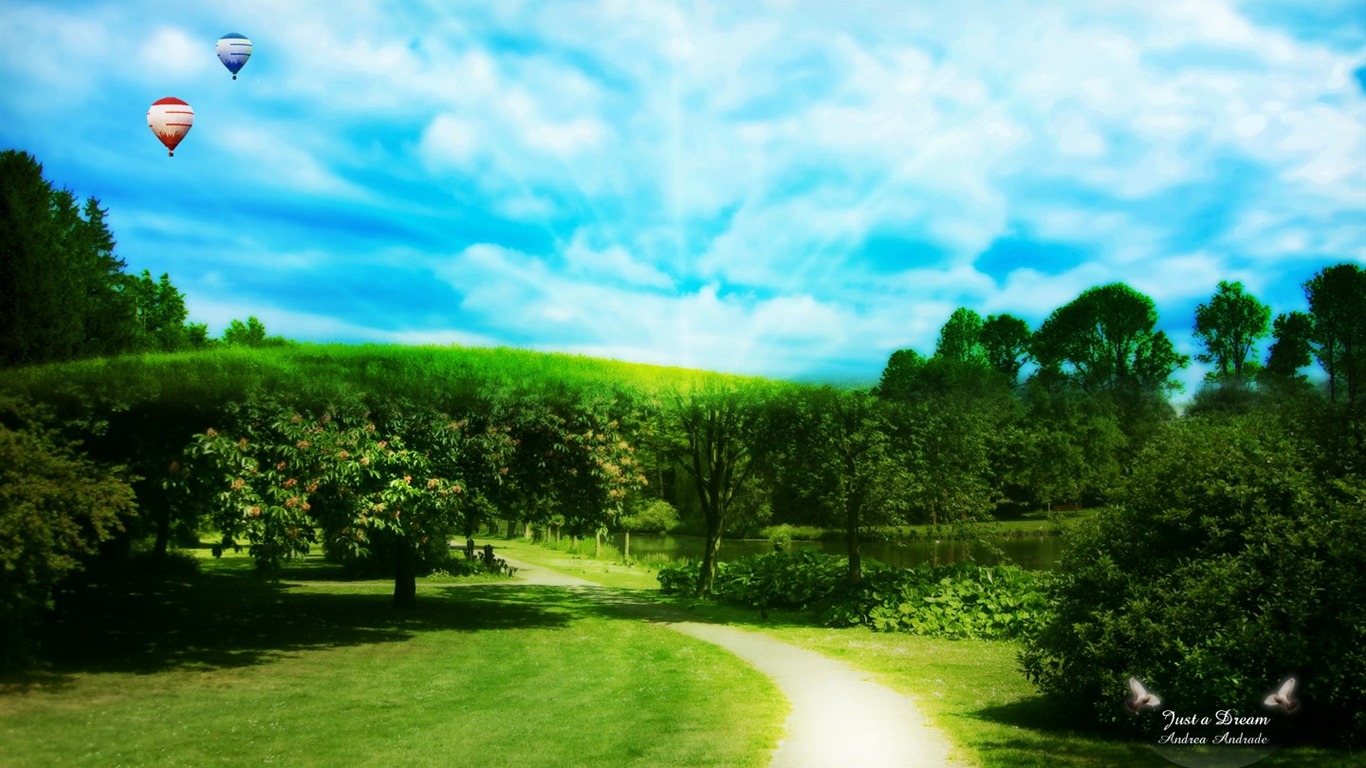 PS Tapety širokoúhlý Krajina #14 - 1366x768