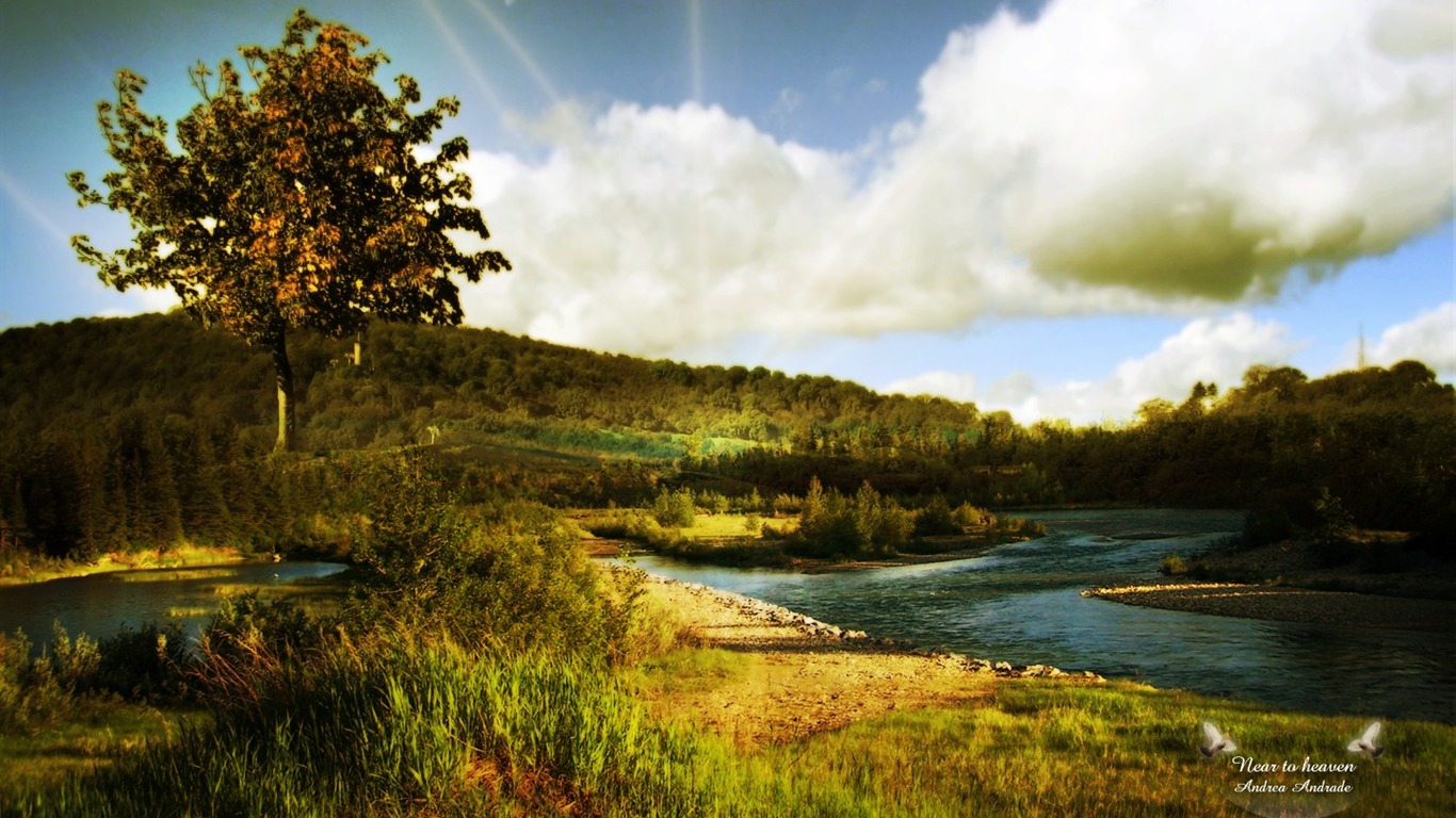PS Tapety širokoúhlý Krajina #19 - 1366x768