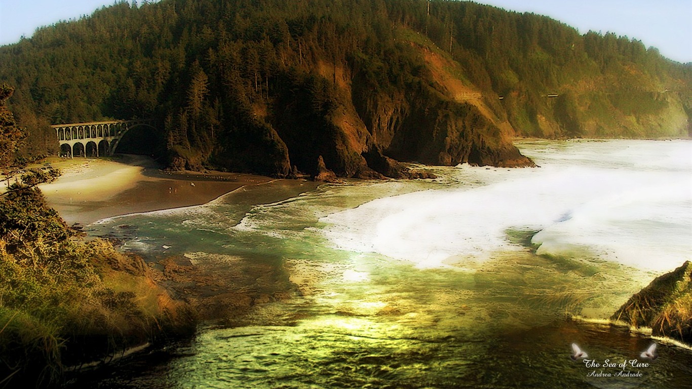 寬屏PS風景壁紙 #27 - 1366x768