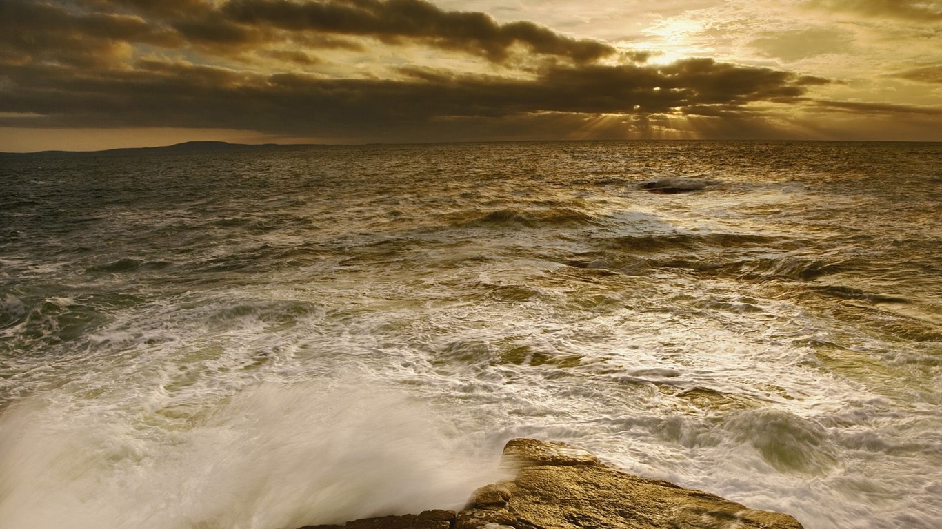 nádherné přírodní scenérie HD Tapety na plochu #11 - 1366x768