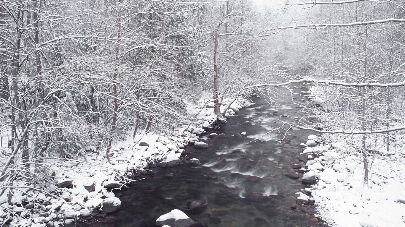 nádherné přírodní scenérie HD Tapety na plochu #32 - 1366x768