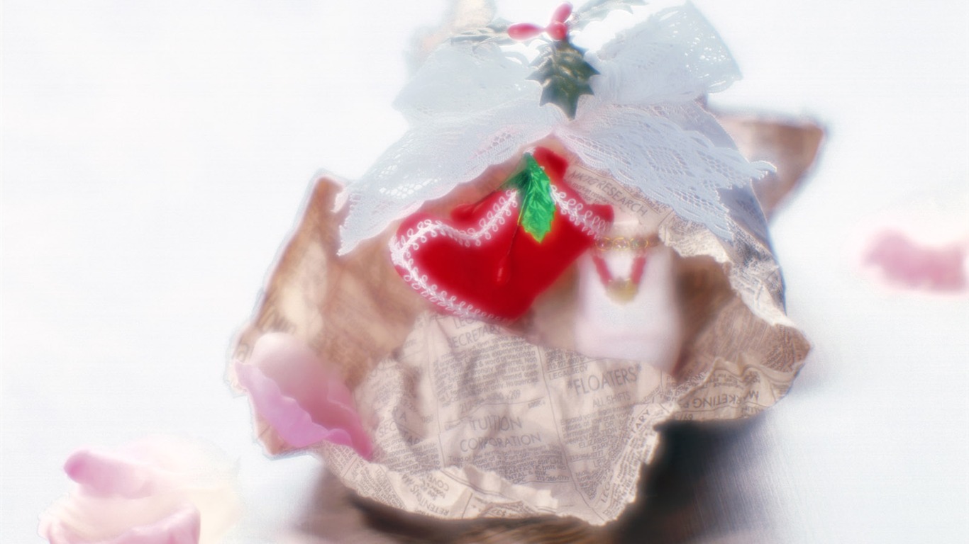 Christmas landscaping series wallpaper (5) #10 - 1366x768