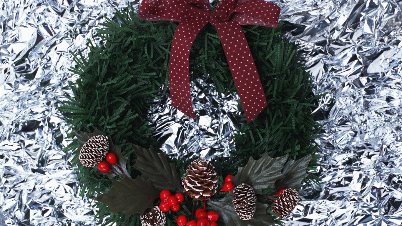 Christmas landscaping series wallpaper (5) #17 - 1366x768