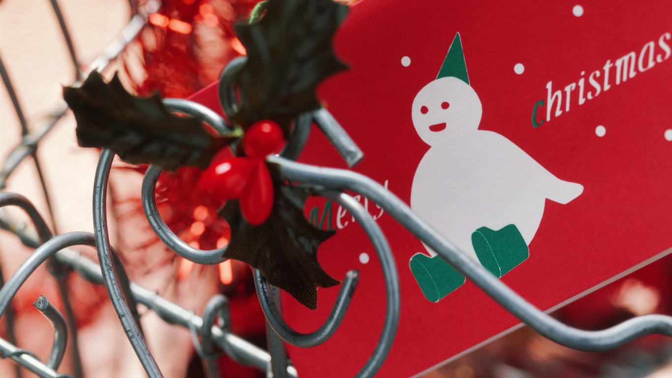 Christmas landscaping series wallpaper (5) #19 - 1366x768