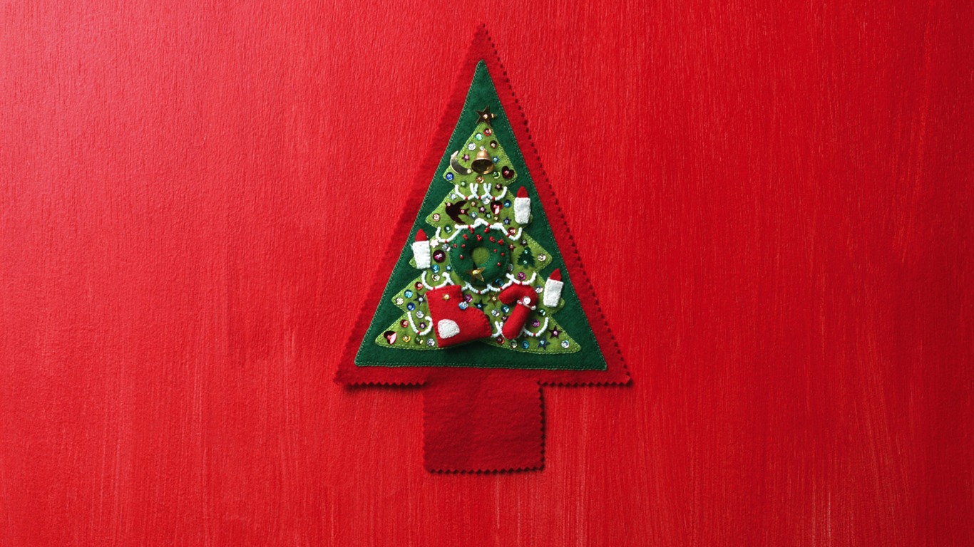 Christmas landscaping series wallpaper (6) #5 - 1366x768