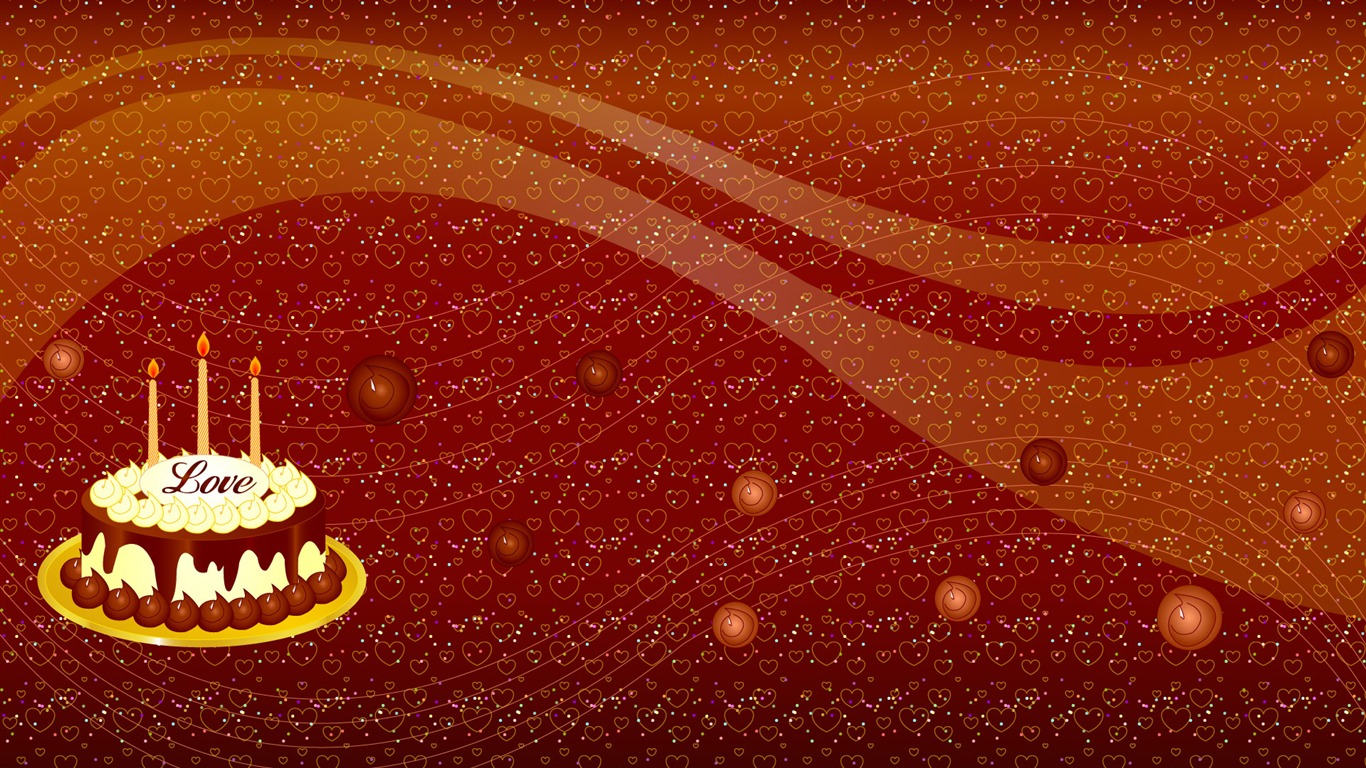 Valentýna Tapety Den Téma (2) #5 - 1366x768