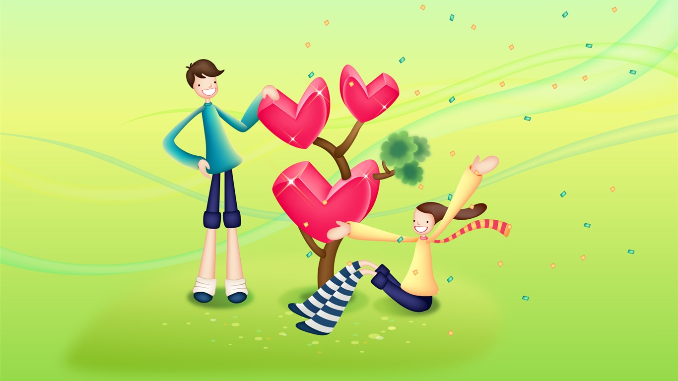 Valentýna Tapety Den Téma (2) #18 - 1366x768
