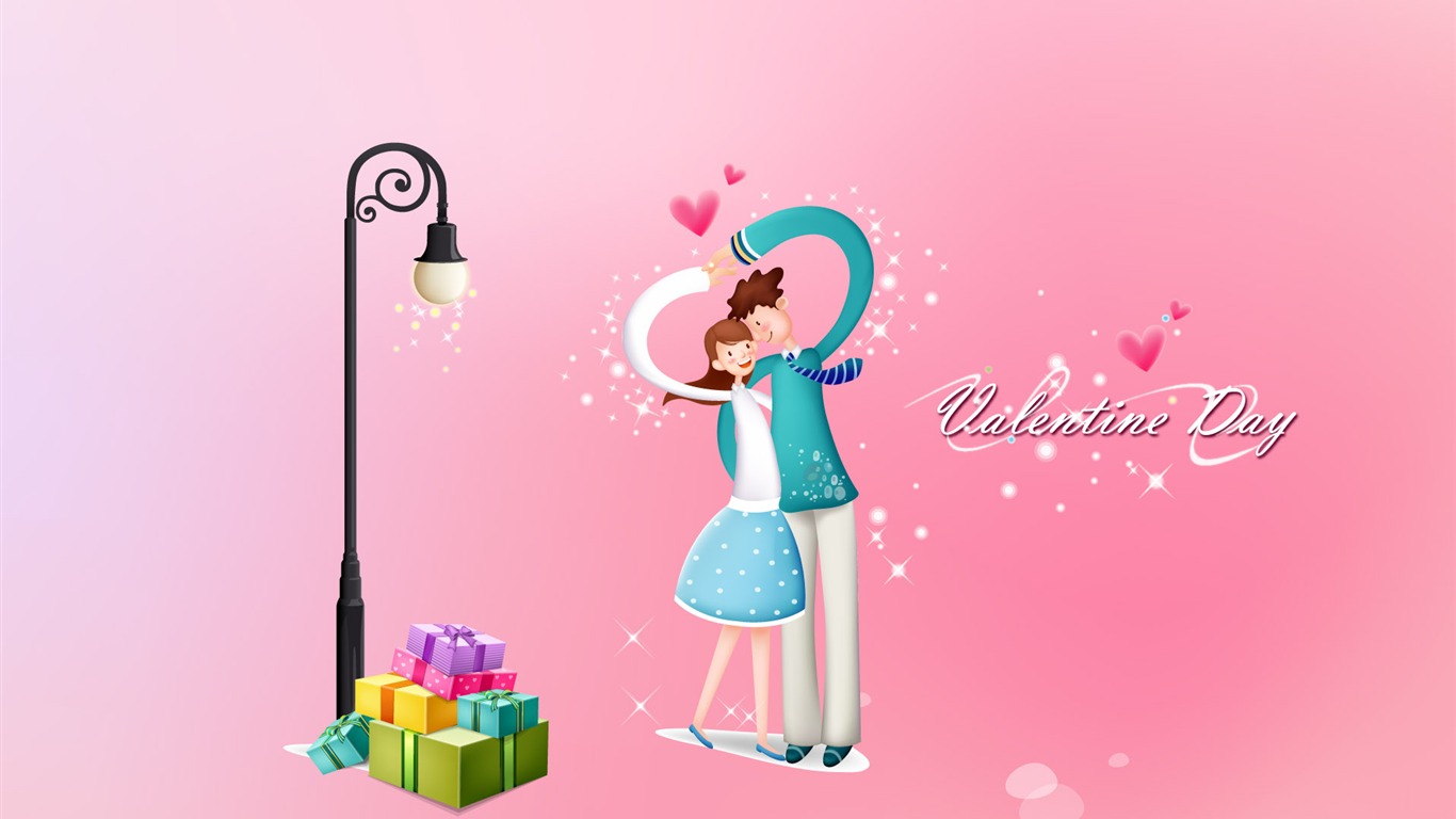 Valentýna Tapety Den Téma (2) #20 - 1366x768