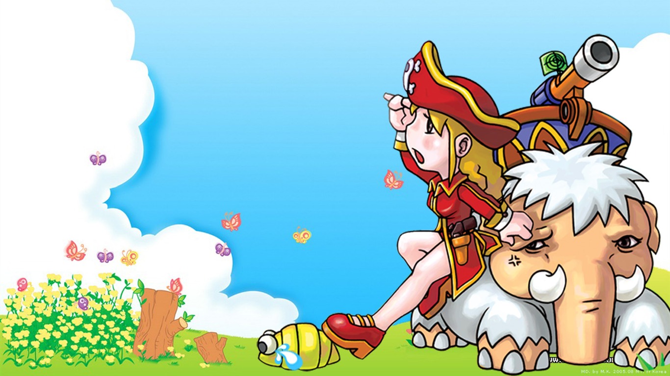 Baby tank exquisite wallpaper #10 - 1366x768